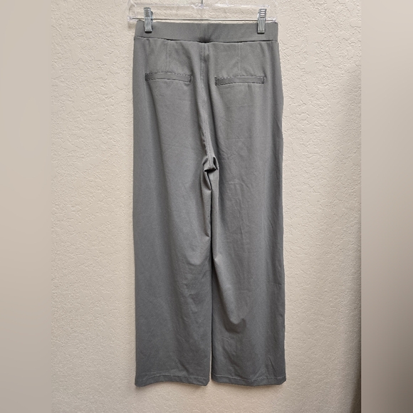 Halara Mid Rise Side Pocket Straight Leg Viral Work Pant Gray Sz Small - Picture 9 of 9